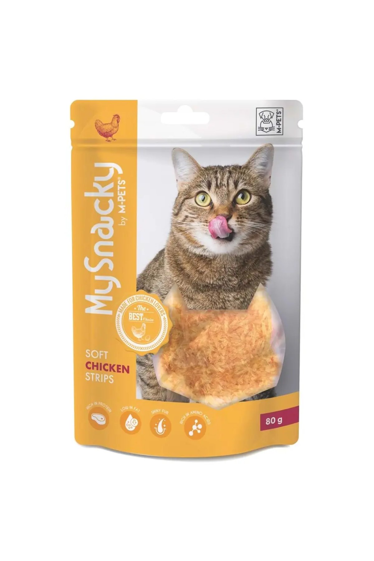 SOFT CHICKEN STRIPS KEDİ ÖDÜLÜ 80GR