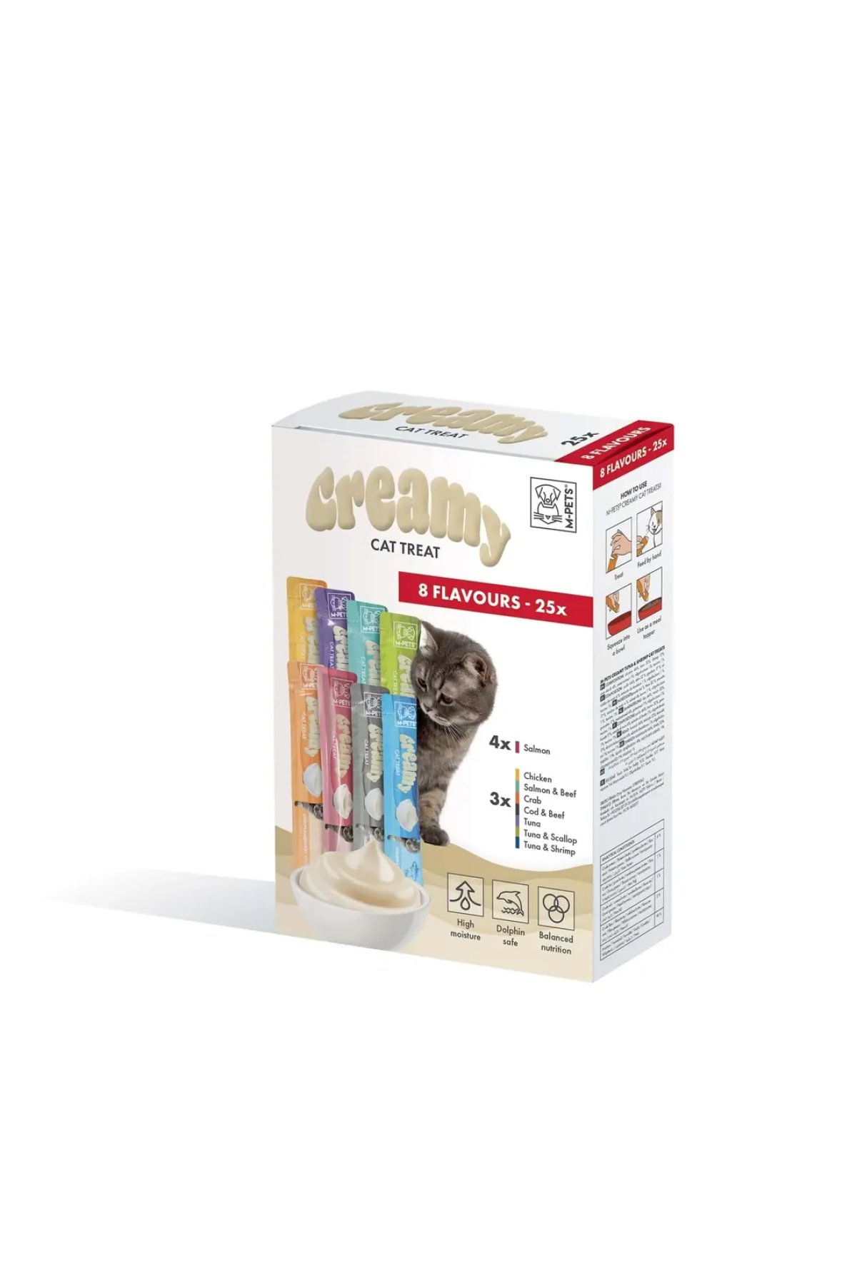 8 Lezzet Karışık Kedi Creamy 25x15gr