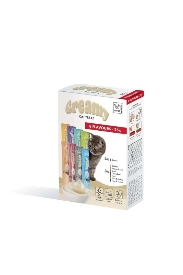 8 Lezzet Karışık Kedi Creamy 25x15gr