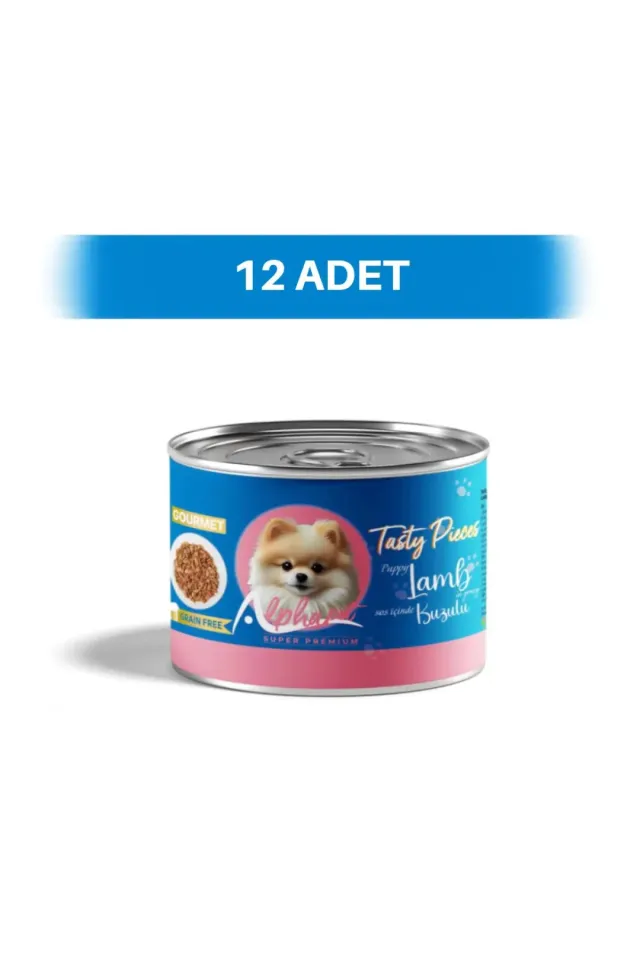 Yavru Köpek Soslu Gourmet Kuzulu 200 grx12 Adet