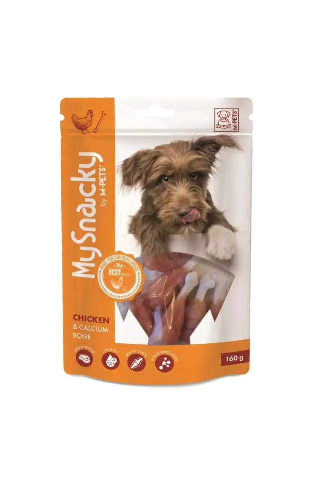 Tavuklu Kalsiyumlu Kemik Köpek Ödülü 160 Gr