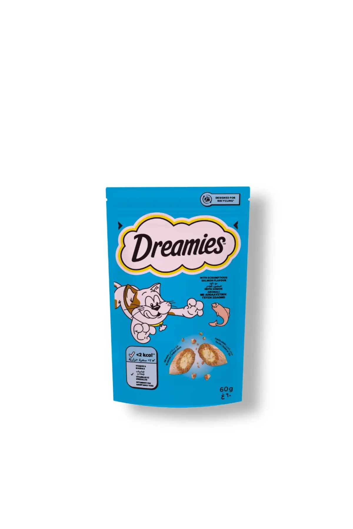 Somon Dolgulu Bisküvi Kedi Ödül Maması 60 gr