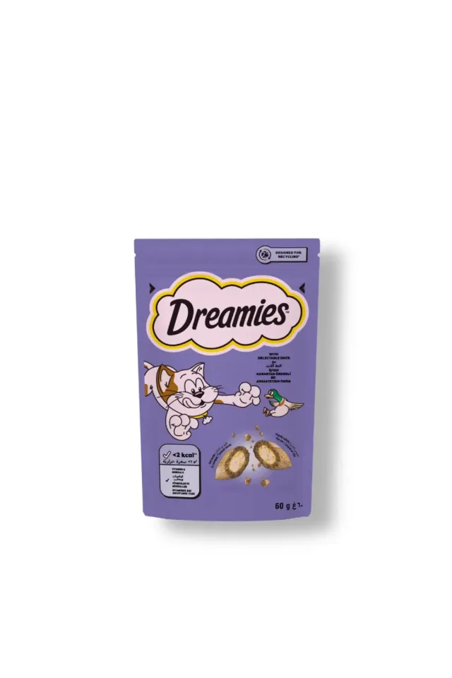Ördek Dolgulu Bisküvi Kedi Ödül Maması 60 gr