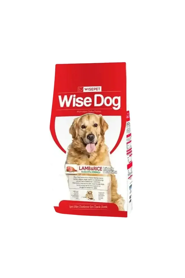 Kuzu Etli ve Pirinçli Yetişkin Köpek Maması 15 kg