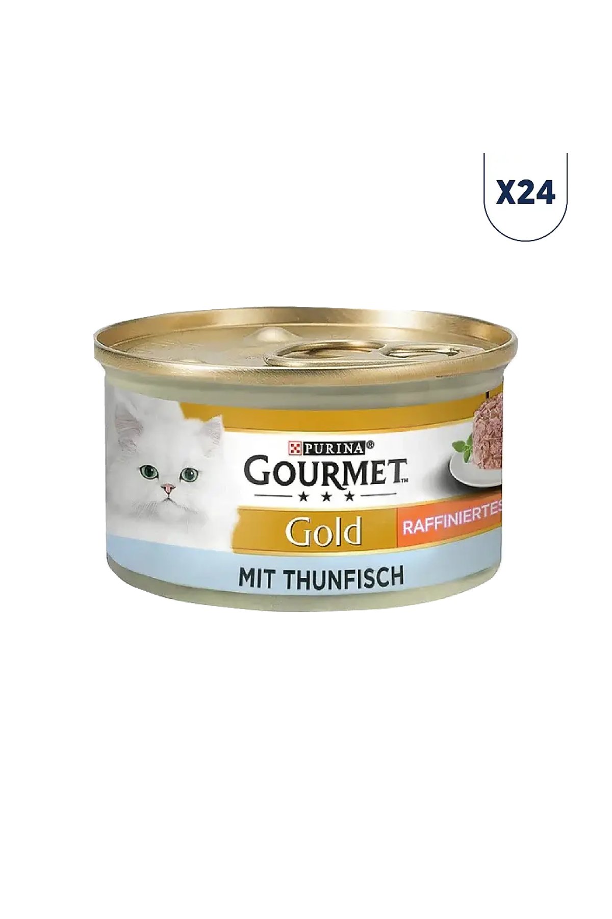 Gold Kıyılmış Ton Balıklı Kedi Konservesi 85 gr 24'lü