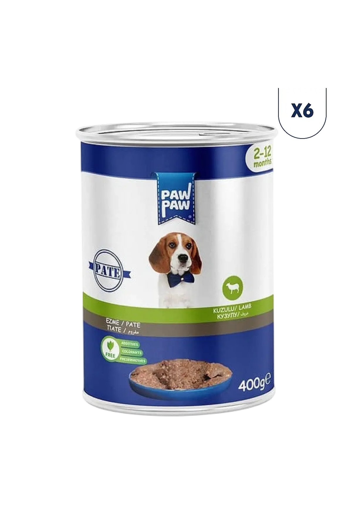 Jelly Kuzu Etli Yavru Köpek Konservesi 400 gr 6'lı