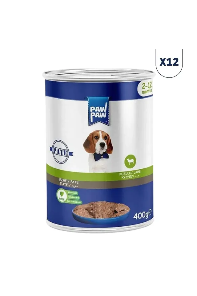 Jelly Kuzu Etli Yavru Köpek Konservesi 400 gr 12'li