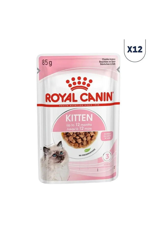Sos İçinde Yavru Kedi Konservesi 85 gr 12'li