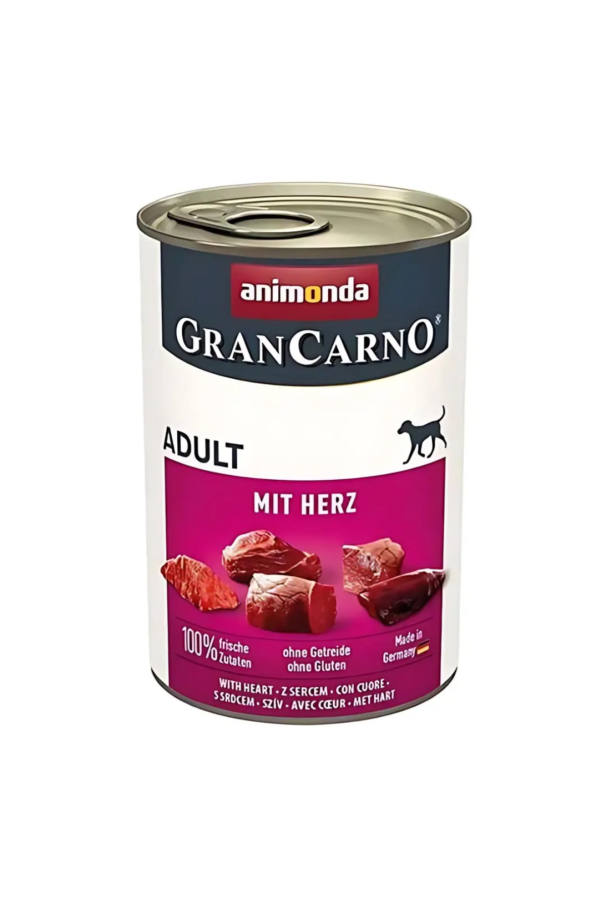 Gran Carno Yürekli Yetişkin Köpek Konservesi 400gr 6 Al 5 Öde