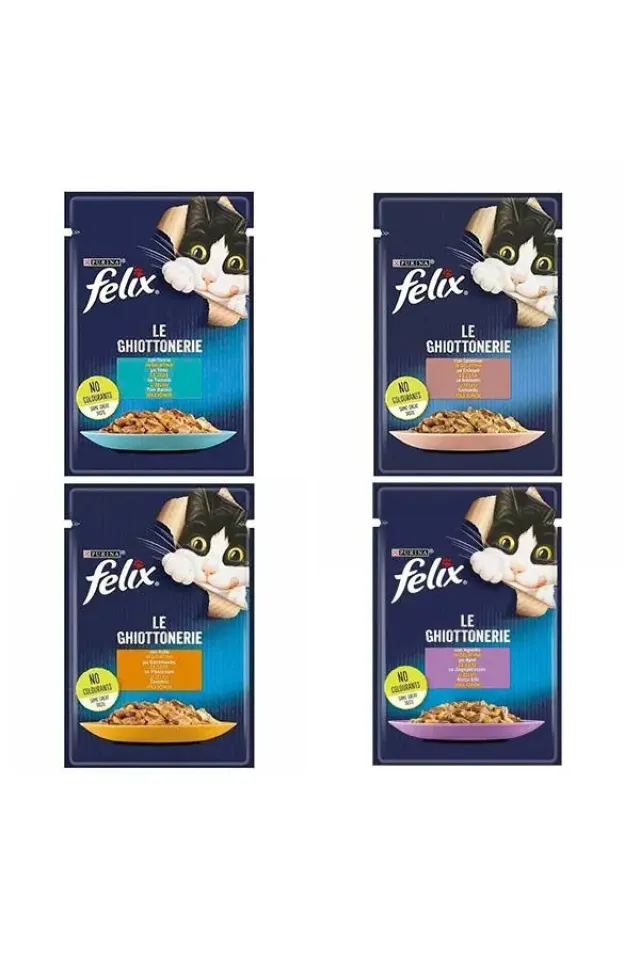 Pouch Karışık Kedi Konservesi 85gr 26lı