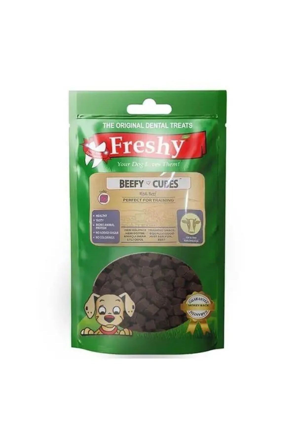 Beefy Cubes Küp Şeklinde Biftekli Köpek Ödülü 80gr