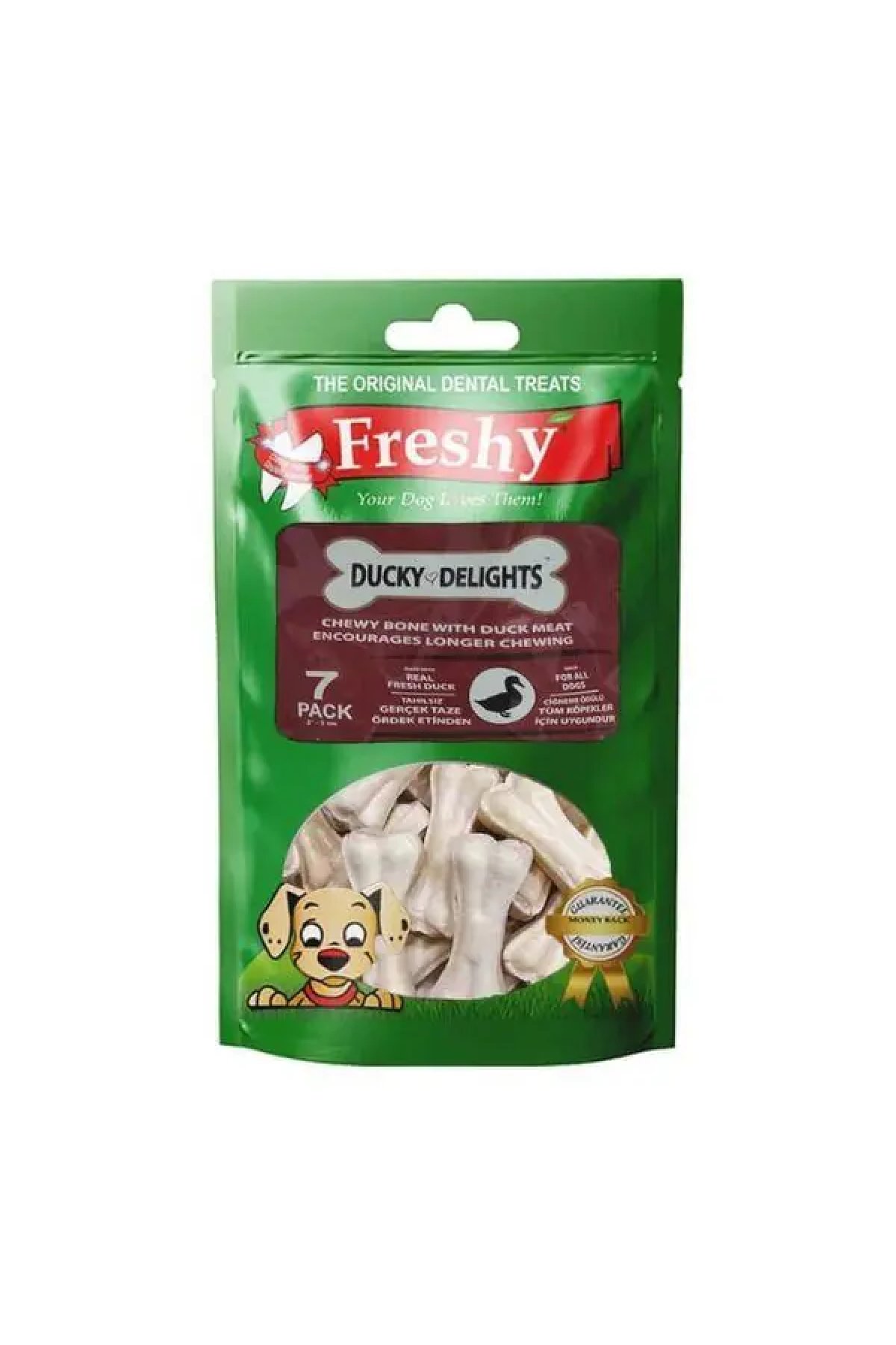 Duck Delights Ördekli Kemik Köpek Ödülü 5 Cm 7li