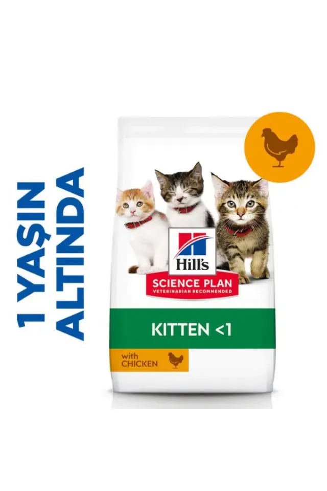 Kitten Tavuklu Yavru Kedi Maması 3Kg