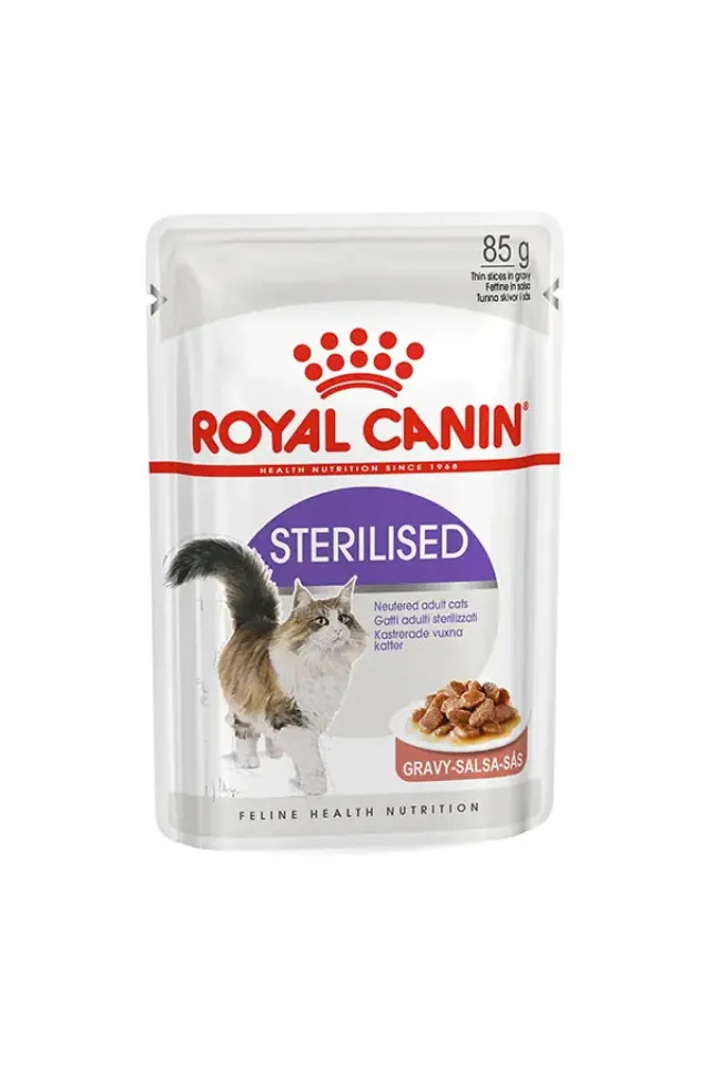 Gravy Sterilised Kısırlaştırılmış Yaş Kedi Maması 85gr 12 Adet