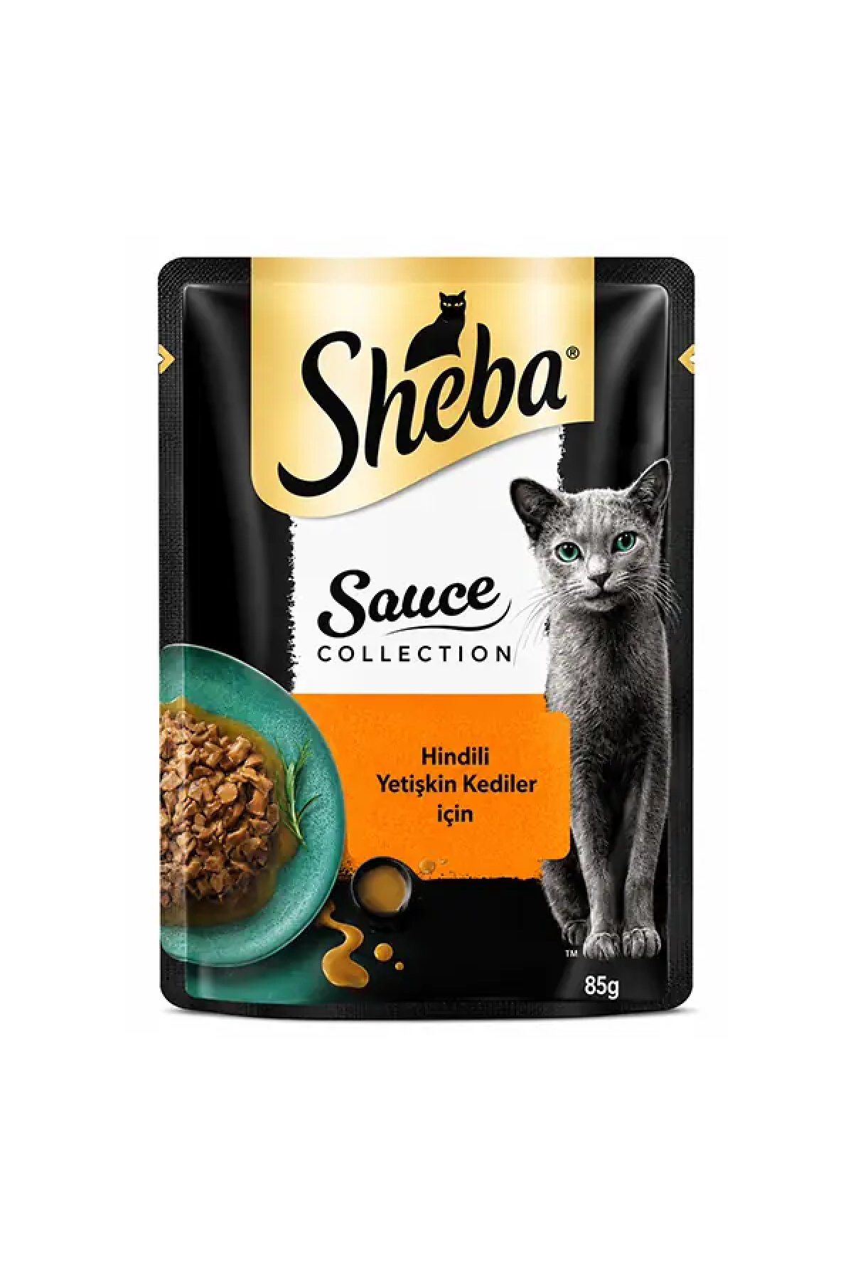 Sheba Pouch Soslu Parça Hindili Yetişkin Yaş Kedi Maması 85gr