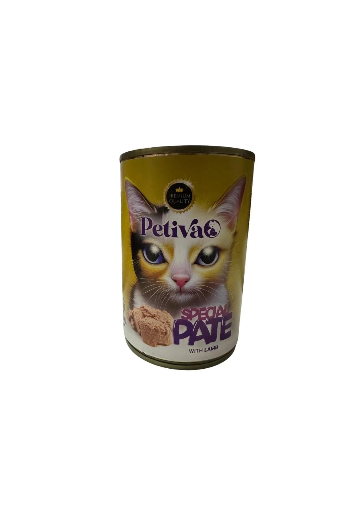PETİVA KUZU ETLİ KIYILMIŞ PATE SPECİAL KEDİ KONSERVESİ 400 GR