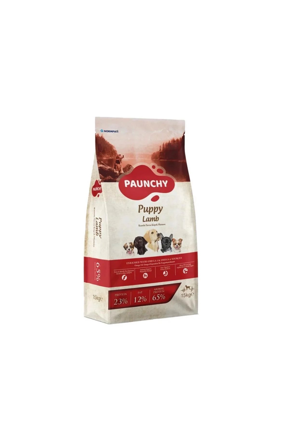 Kuzu Etli Yavru Köpek Maması 15KG