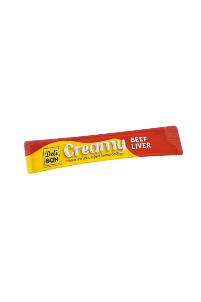 Creamy Dana Ciğerli Sıvı Kedi Ödül Maması 15gr