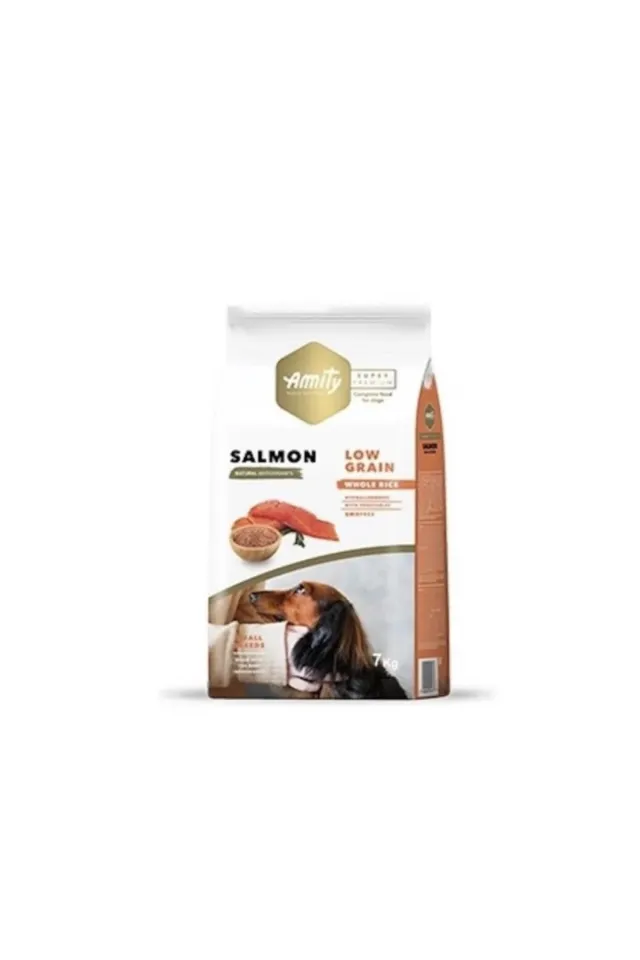 Amıty Süper Premium Low Düşük Tahıllı Yetişkin Mini Adult Somon Balıklı Köpek Maması 7 Kg