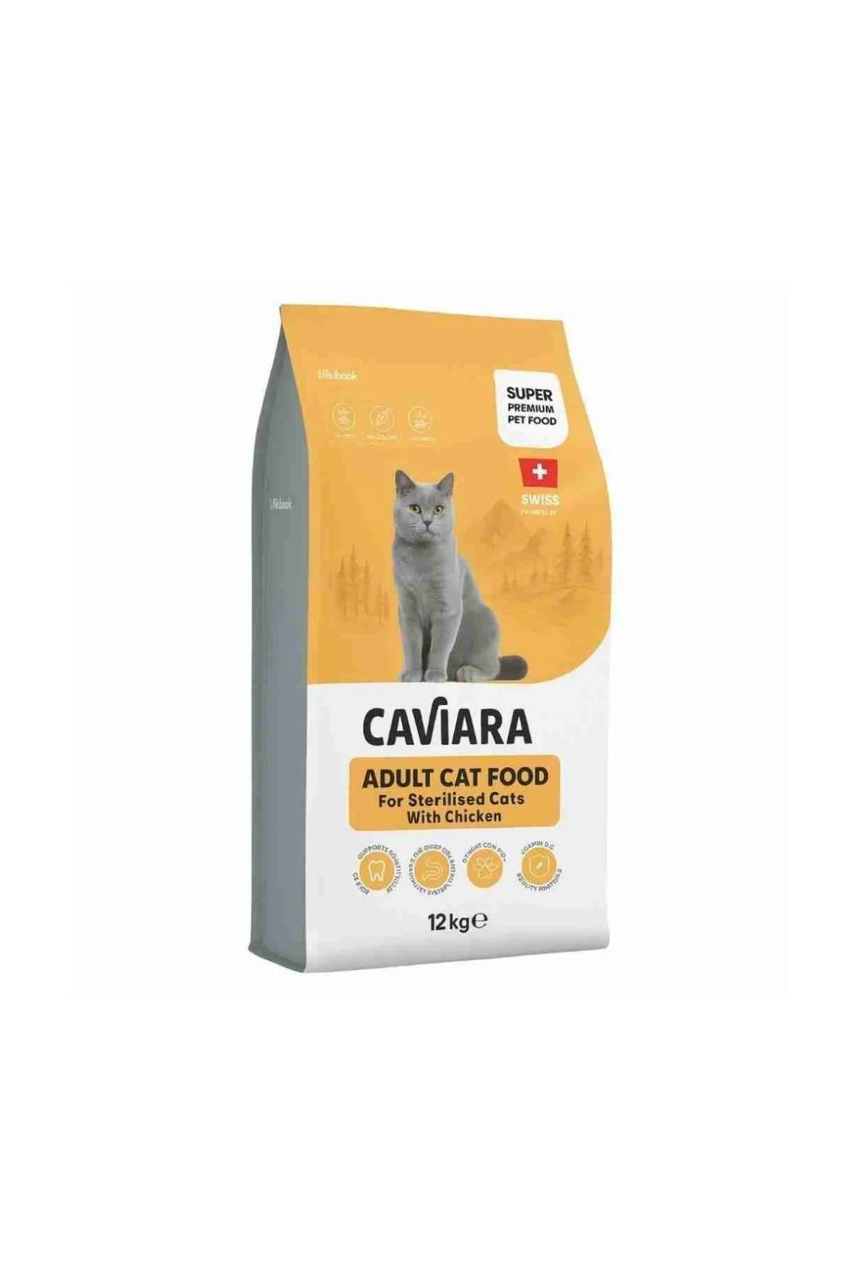 Caviara Tavuklu Kısır Kedi Maması 12 Kg