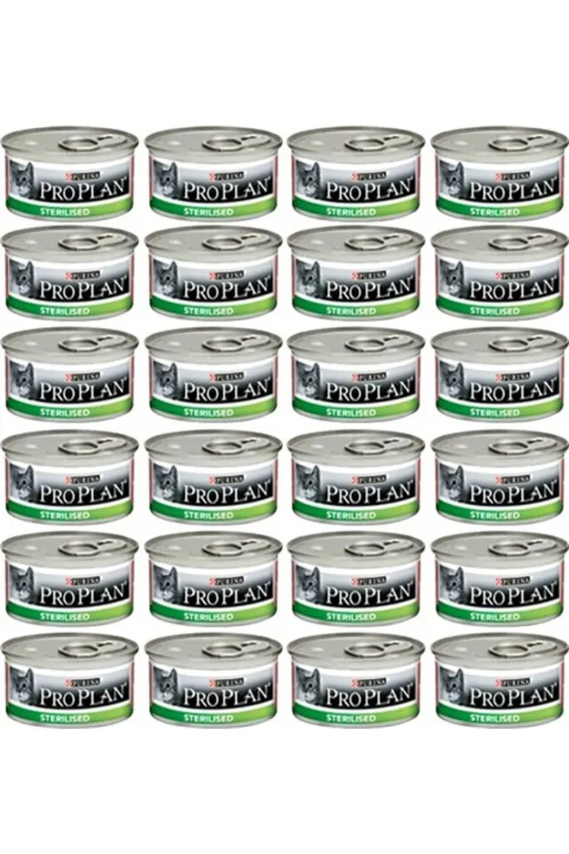 Sterilised Ton Ve Somonlu Kısırlaştırılmış Kedi Konservesi 85Gr (24 Adet)