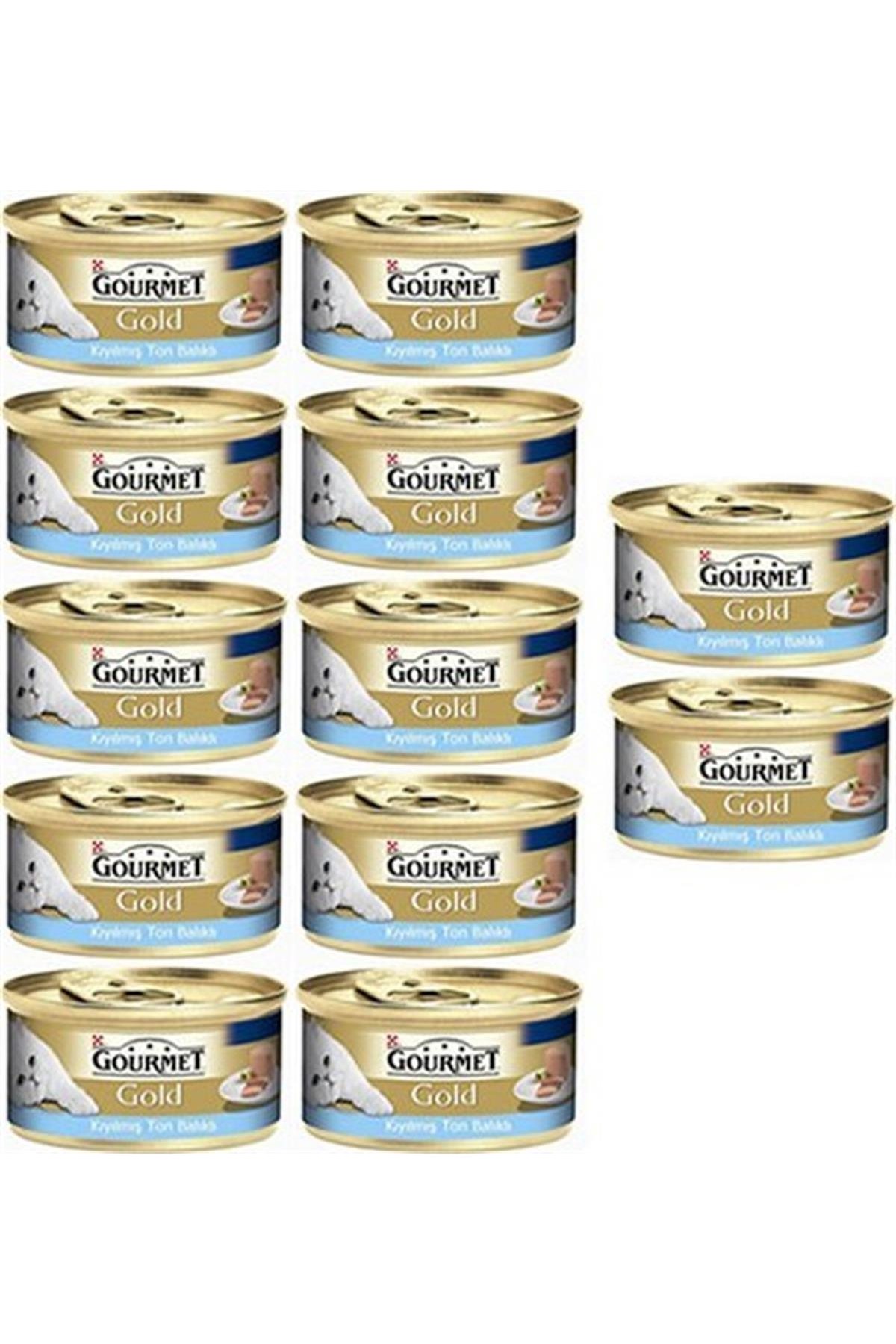 Gourmet Gold Kıyılmış Ton Balıklı Yaş Kedi Maması 85 gr 12 Adet