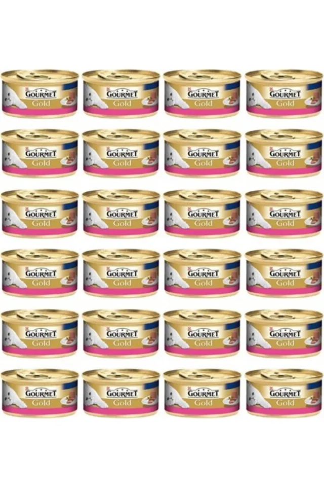 Gourmet Gold Kiyilmiş Sığır Etli Yetişkin Kedi Konservesi 85 Gr 24 Adet