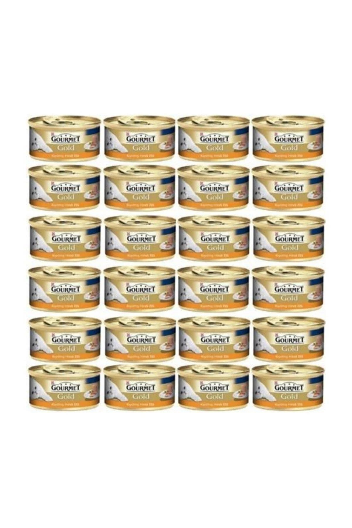 Gourmet Gold Kiyilmiş Hindi Etli Yetişkin Kedi Konservesi 85 Gr 24 Adet