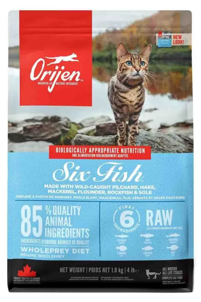 Six Fish Tahılsız Balıklı Yetişkin Kedi Maması 1,8kg