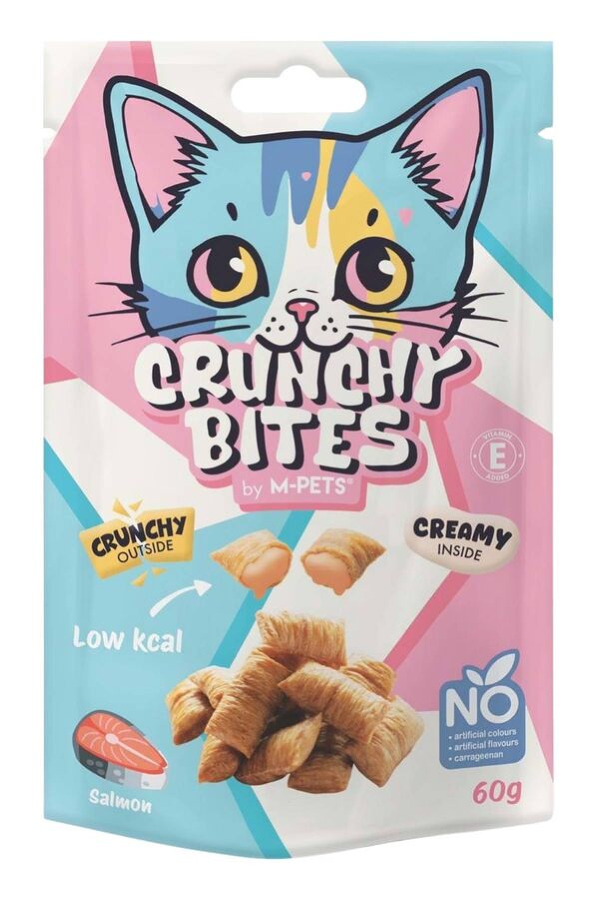 Crunchy Bites Somonlu Kedi Ödülü 60gr