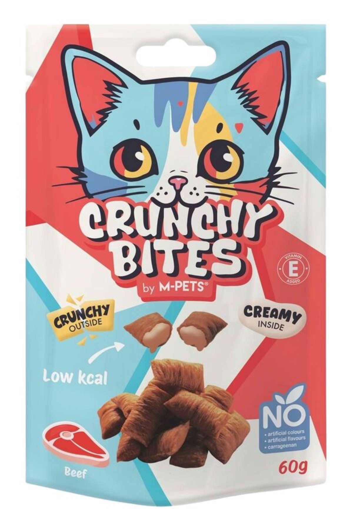 Crunchy Bites Biftekli Kedi Ödülü 60gr