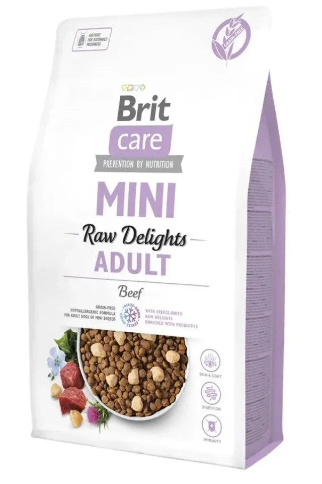 Care Hipoalerjenik Tahılsız Sığır Etli Mini Irk Yetişkin Köpek Maması 2kg