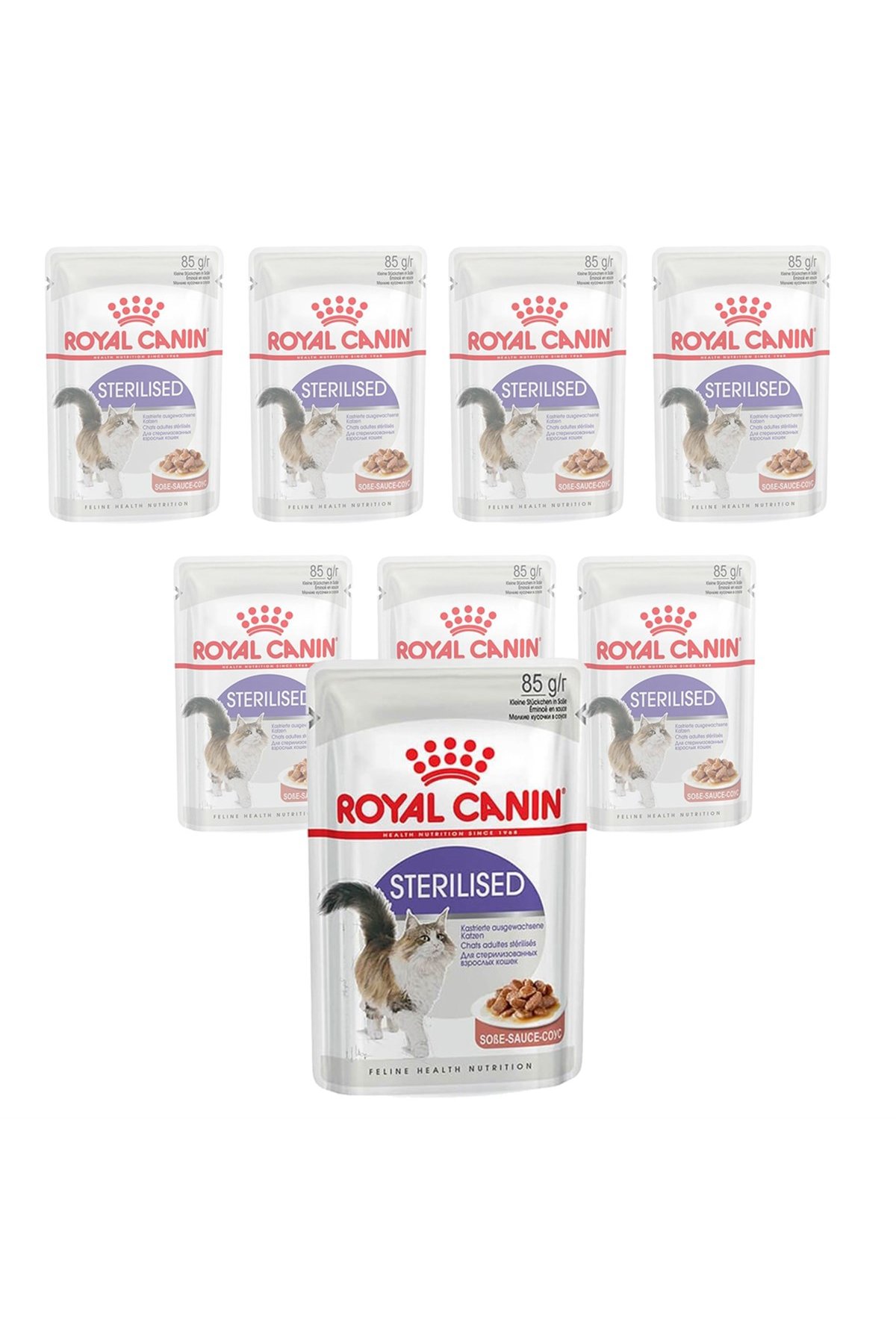 Sterilised Soslu Kısırlaştırılmış Kedi Konservesi 85 Gr (12 Adet)