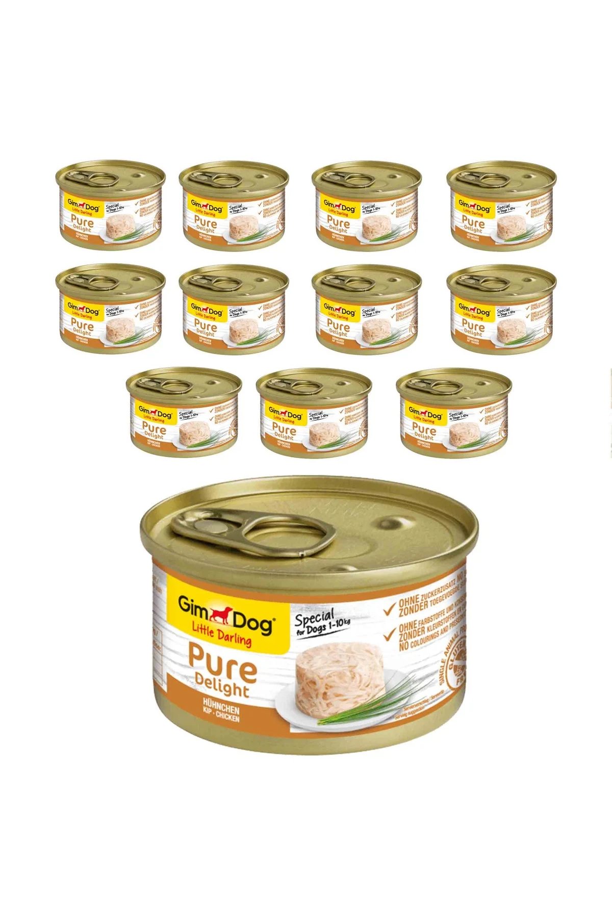 Pure Delight Köpek Maması Tavuklu 85 g (12 Adet)