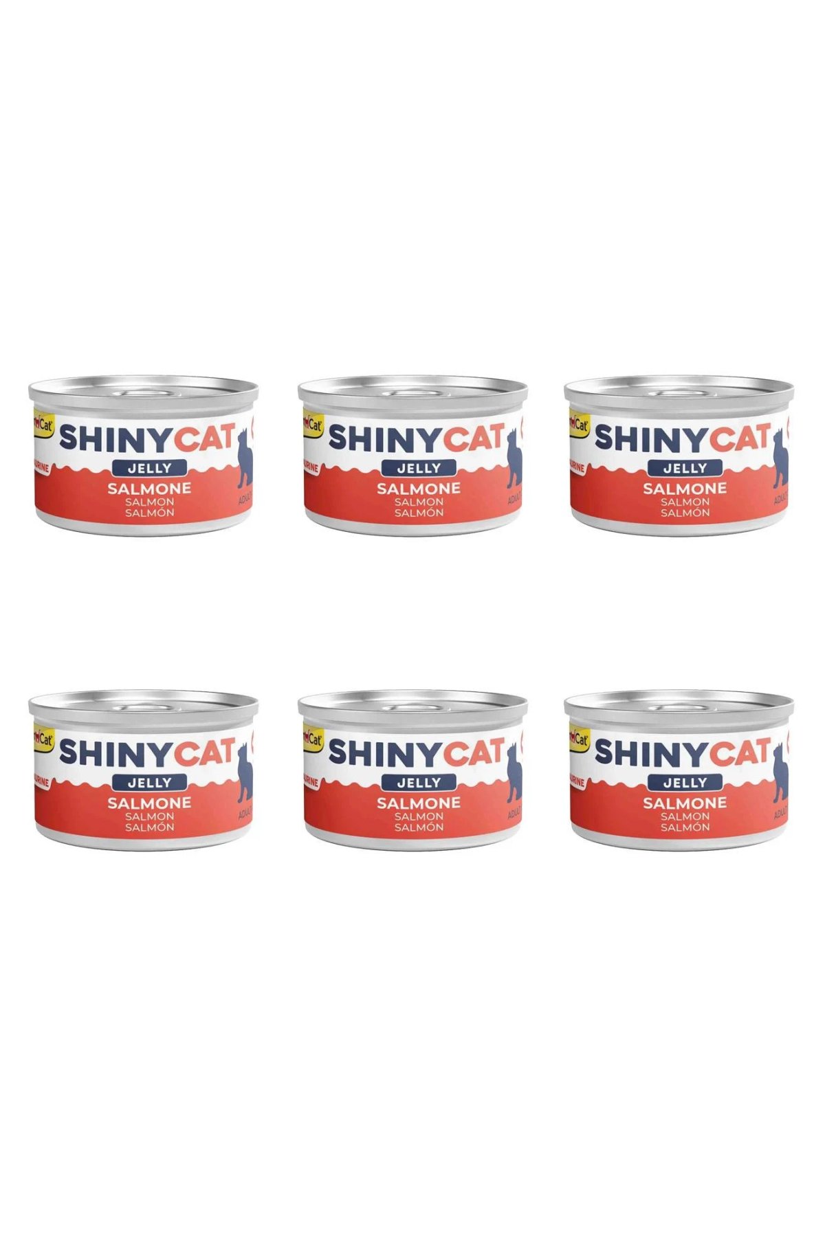 Shinycat Somonlu Konserve Kedi Maması 70 Gr (6 Adet)