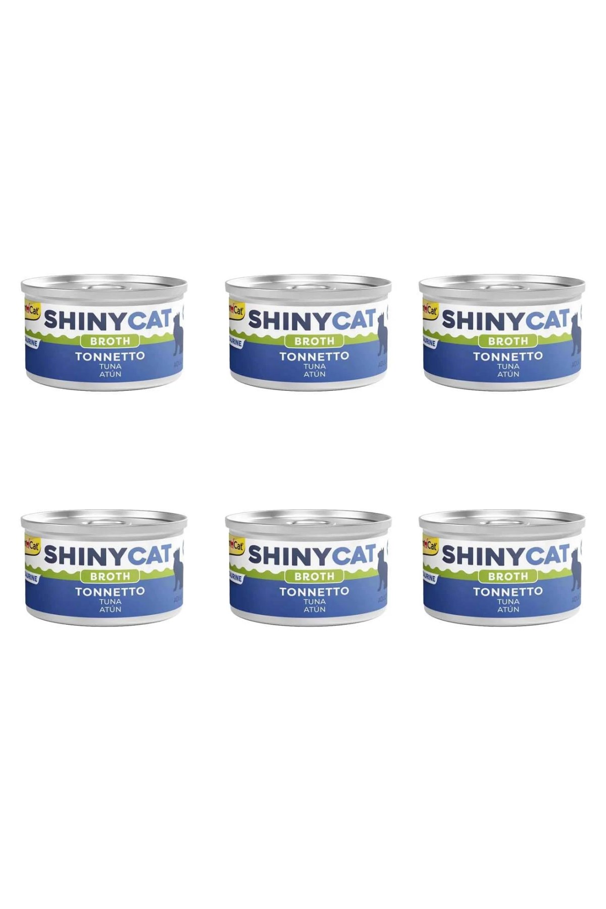 Shinycat Broth Ton Balıklı Konserve Kedi Maması 70 Gr (6 Adet)