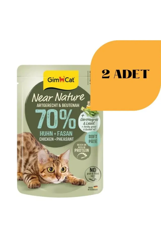 Near Nature Tavuklu Ve Sülün Etli Pate Konserve Kedi Maması 85 gr (2 Adet)