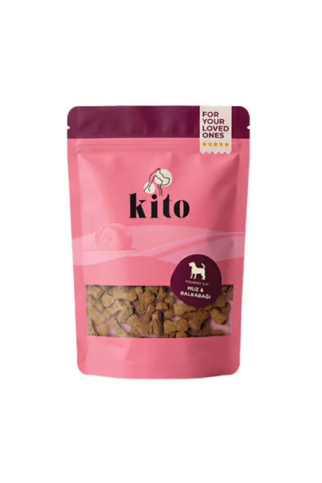 Muz ve Balkabaklı Köpek Ödül Kurabiyesi 150 Gr