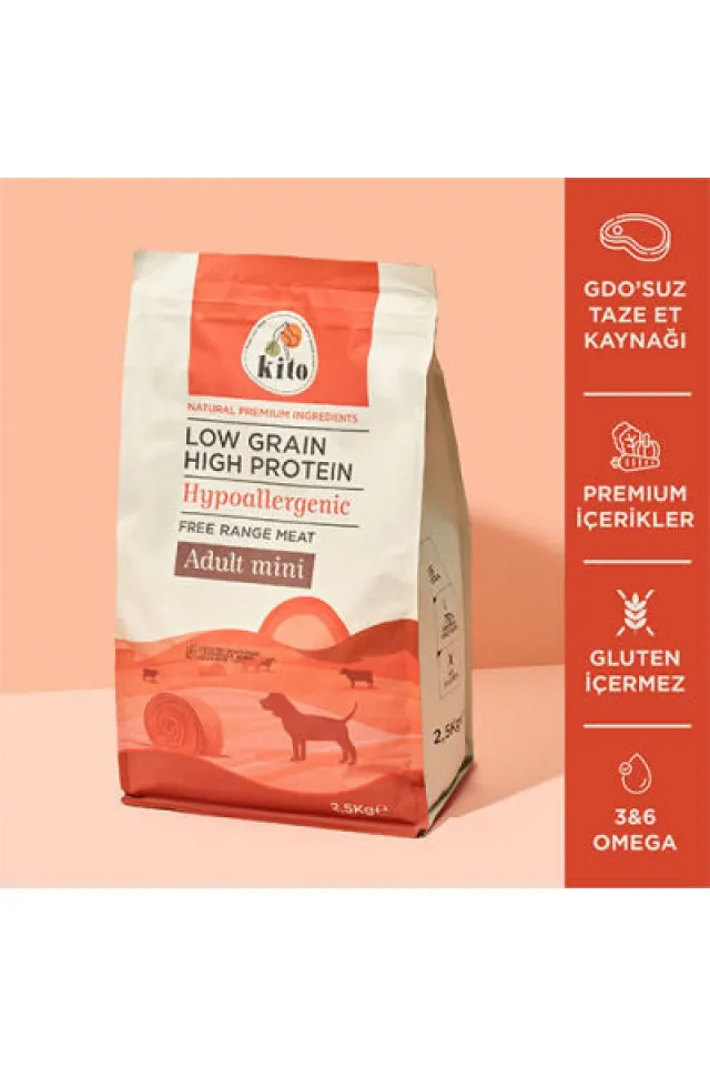 Doğal Besi Kuzu Etli Mini Irk Yetişkin Köpek Maması 2,5 Kg