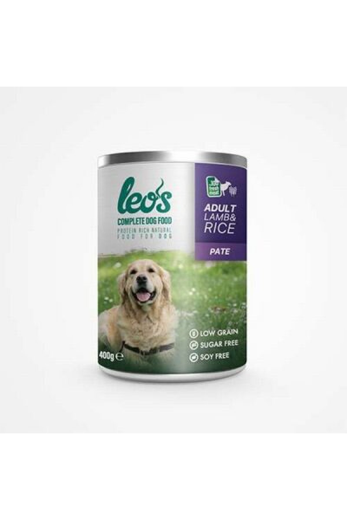 Kuzu Etli ve Pirinçli Pate Yetişkin Köpek Konservesi 6 Adet 400 Gr