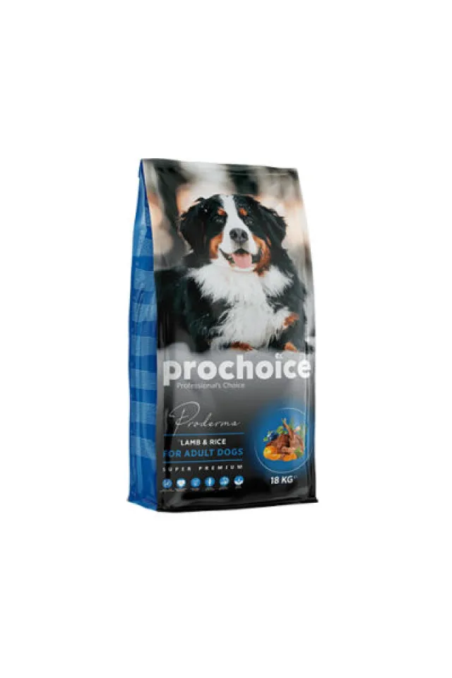 Proderma Kuzulu ve Pirinçli Yetişkin Köpek Maması 18 Kg