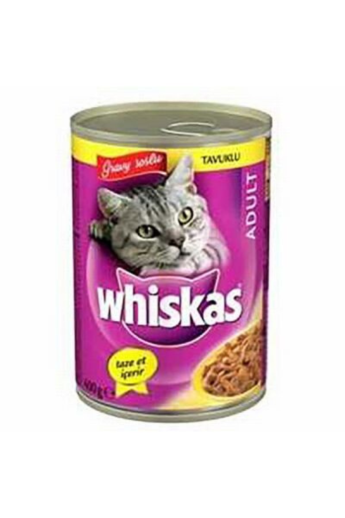 Gravy Soslu Tavuklu Yetişkin Kedi Konservesi 6 Adet 400 Gr