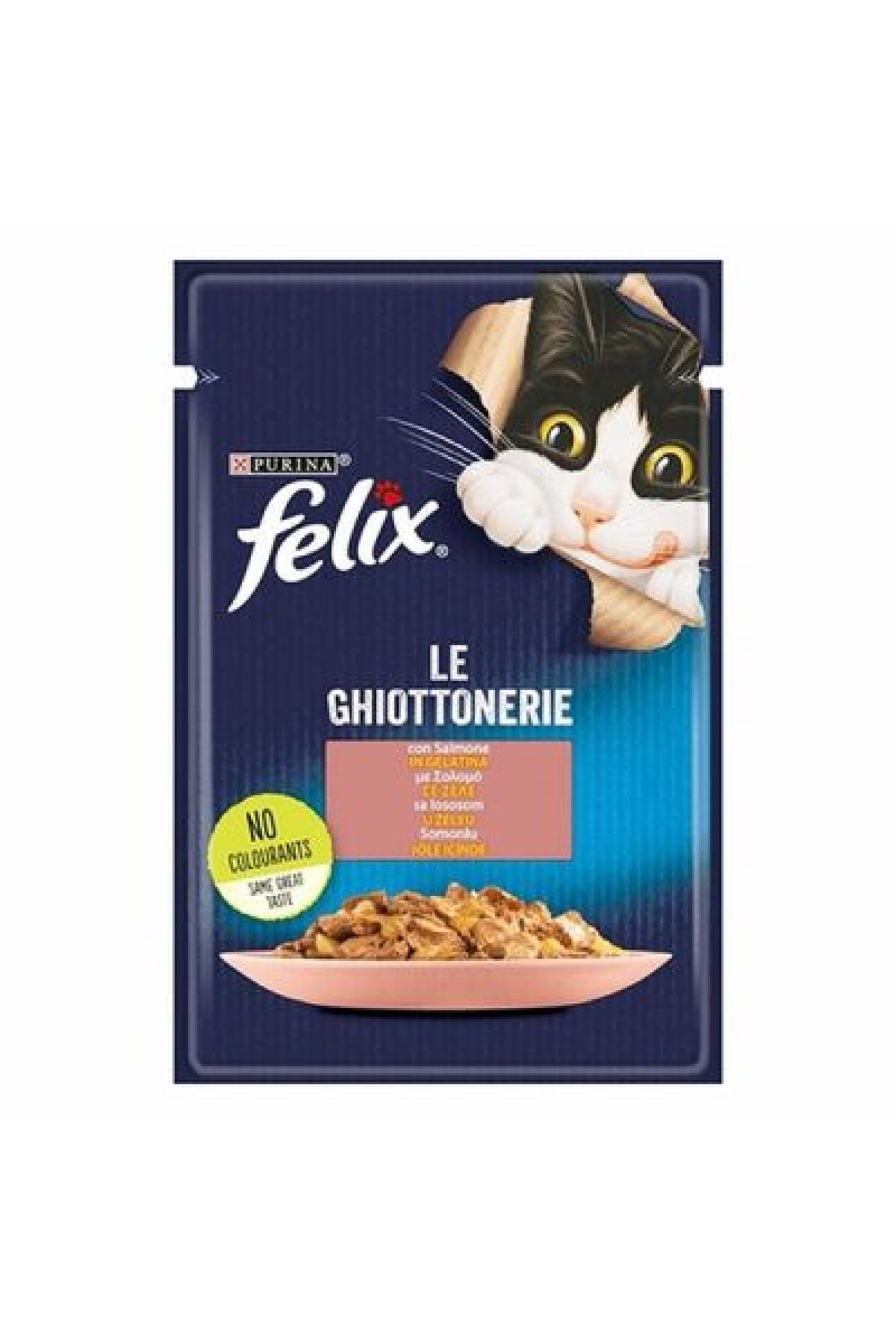 Pouch Somonlu Yetişkin Kedi Konservesi 12 Adet 85 Gr