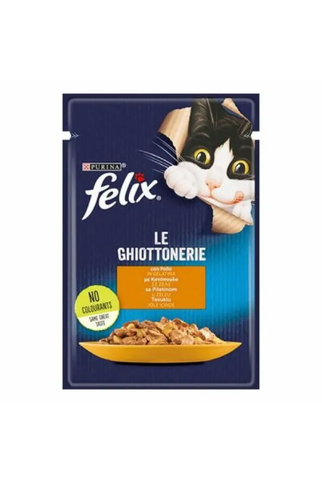 Pouch Tavuklu Yetişkin Kedi Konservesi 12 Adet 85 Gr