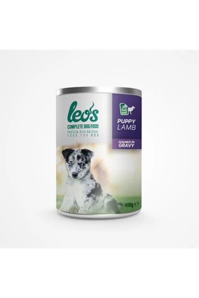 Kuzu Parça Etli Soslu Yavru Köpek Konservesi 400 Gr