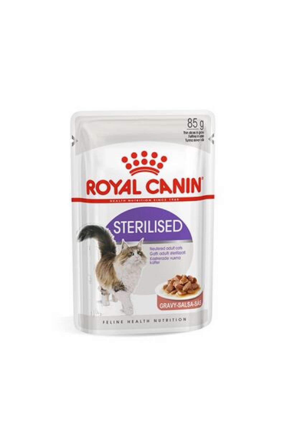 Sterilised Gravy Pouch Kısırlaştırılmış Kedi Konservesi 12 Adet 85 Gr
