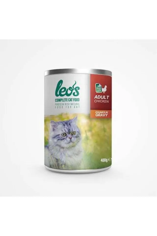 Tavuk Parça Etli Soslu Yetişkin Kedi Konservesi 400 Gr
