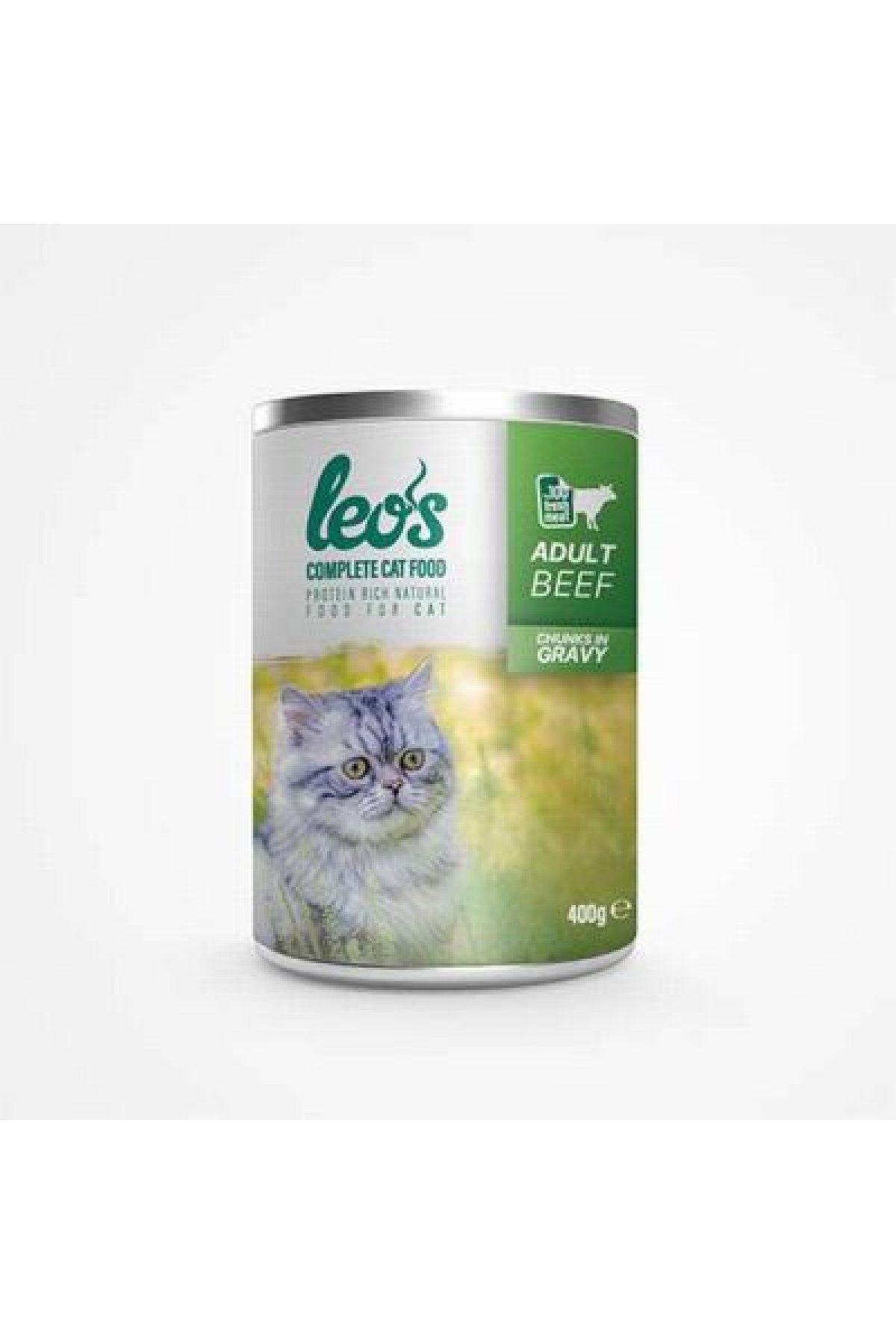 Sığır Parça Etli Soslu Yetişkin Kedi Konservesi 12 Adet 400 Gr