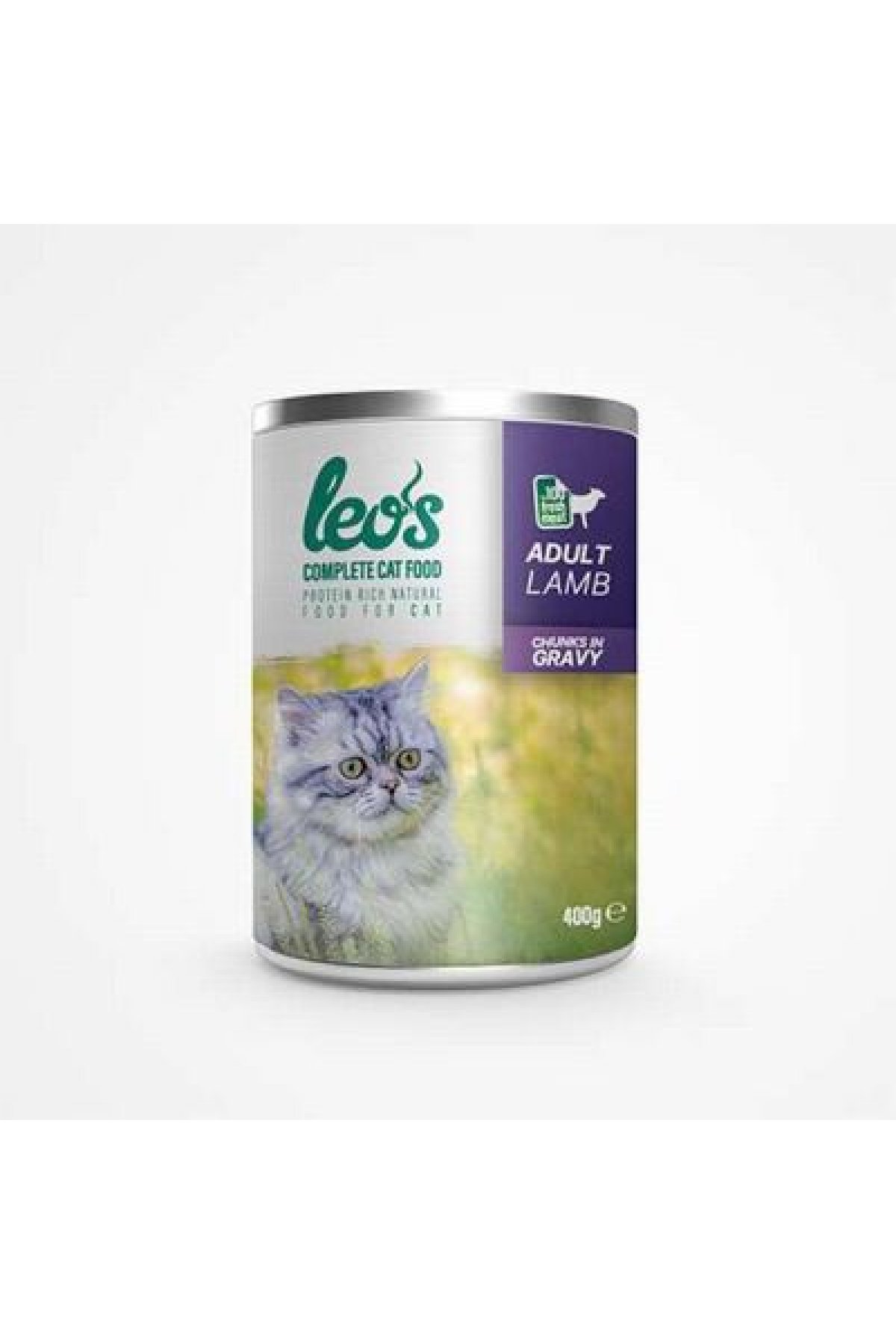 Kuzu Parça Etli Soslu Yetişkin Kedi Konservesi 12 Adet 400 Gr