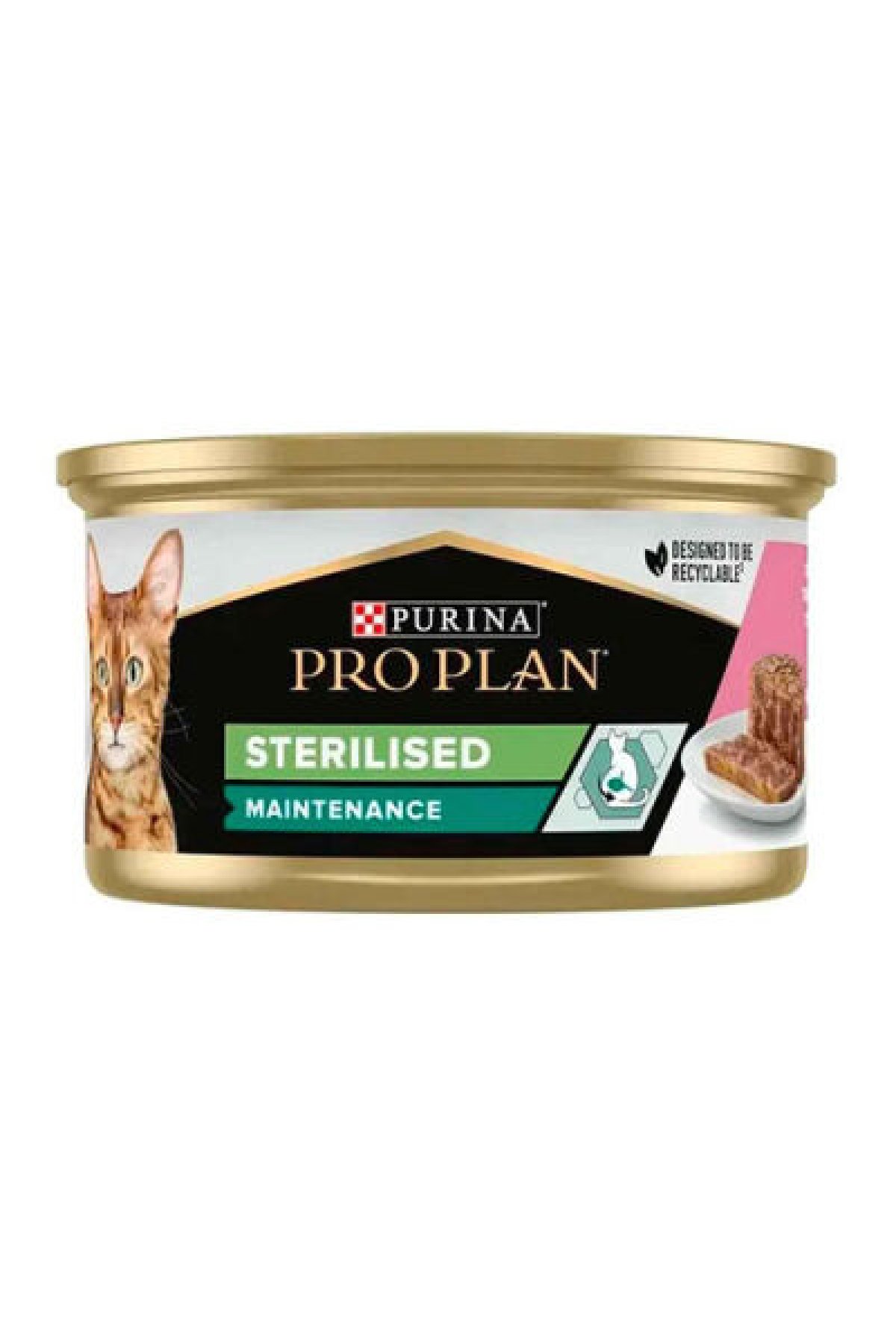 Sterilised Somonlu Kısırlaştırılmış Kedi Konservesi 6 Adet 85 Gr